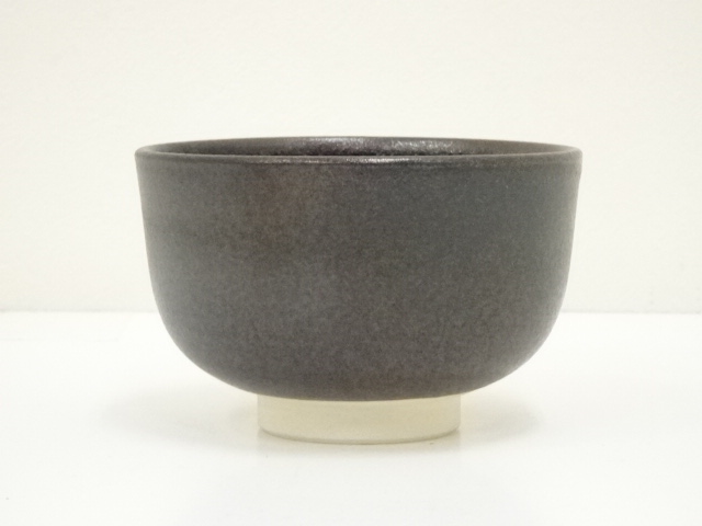 道具 ] - 道具 薩摩焼 桜岳窯造 黒茶碗（共箱） | ネットショップ圭